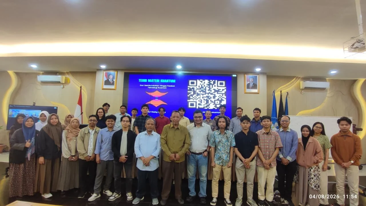 Program Studi Fisika UB Perkuat Kemitraan Pendidikan Melalui Kuliah Tamu Material Kuantum demi Pertukaran Pengetahuan Global
